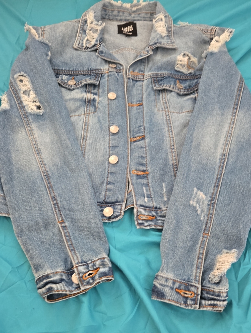Almost Famous Light Blue Denim Jacket - Classic Trucker Style